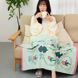 アートブランケット コットンブレンド | 指輪とお花