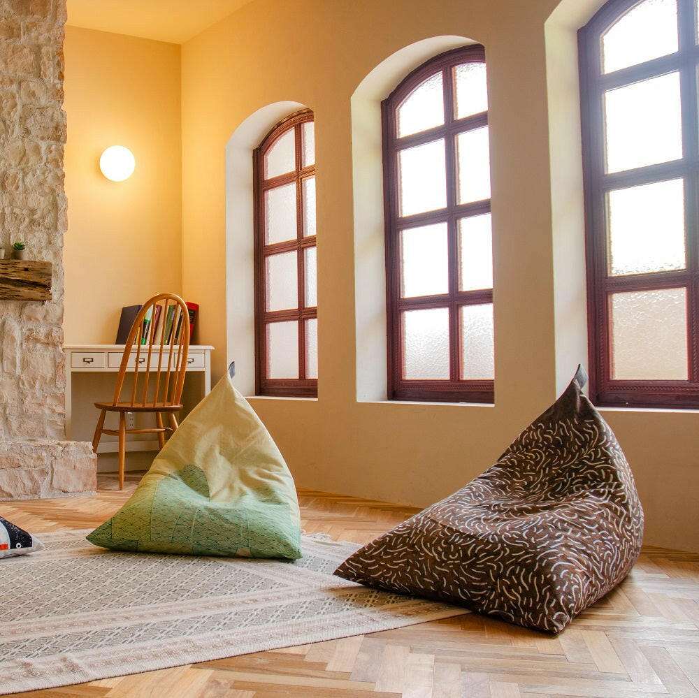 ビーズクッション tetra コットンキャンバス | 夏の音.