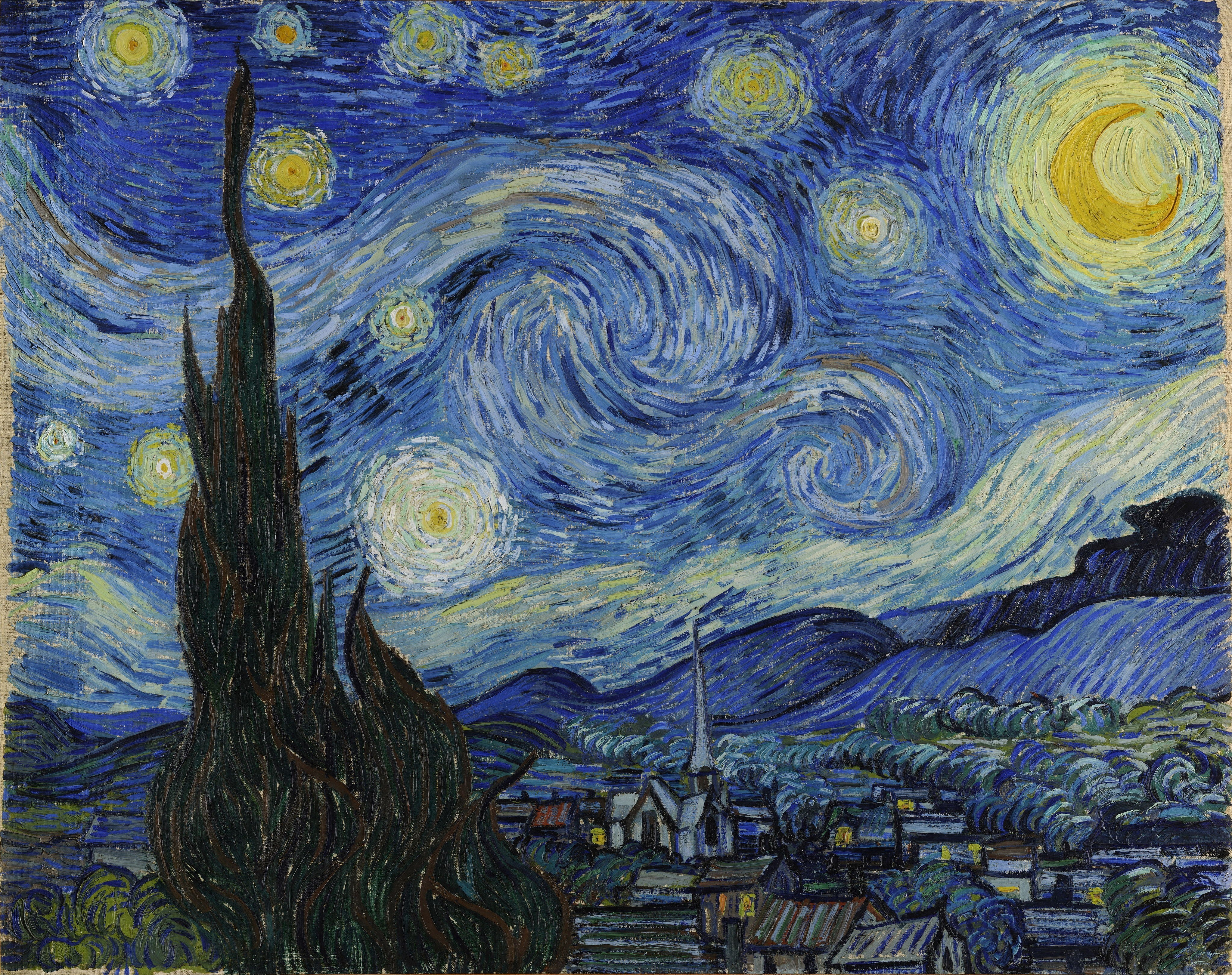 ゴッホの『星月夜』とは？名画の魅力と、暮らしにアートを取り入れるアイデア