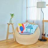 クッションカバー45×45 | Here/ ここにいる