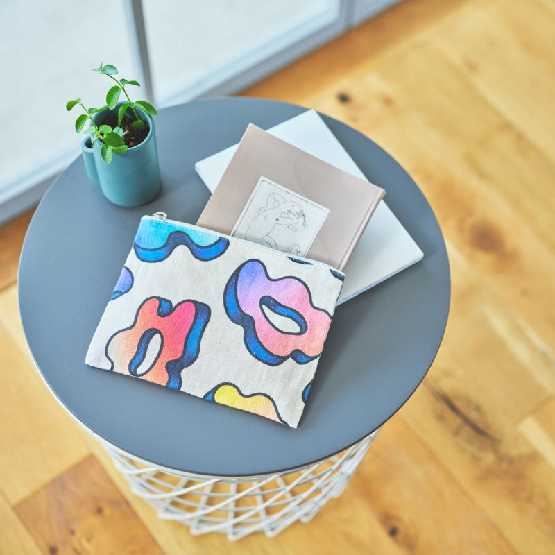 【35%OFF】リネンポーチ | フニャのフラワー