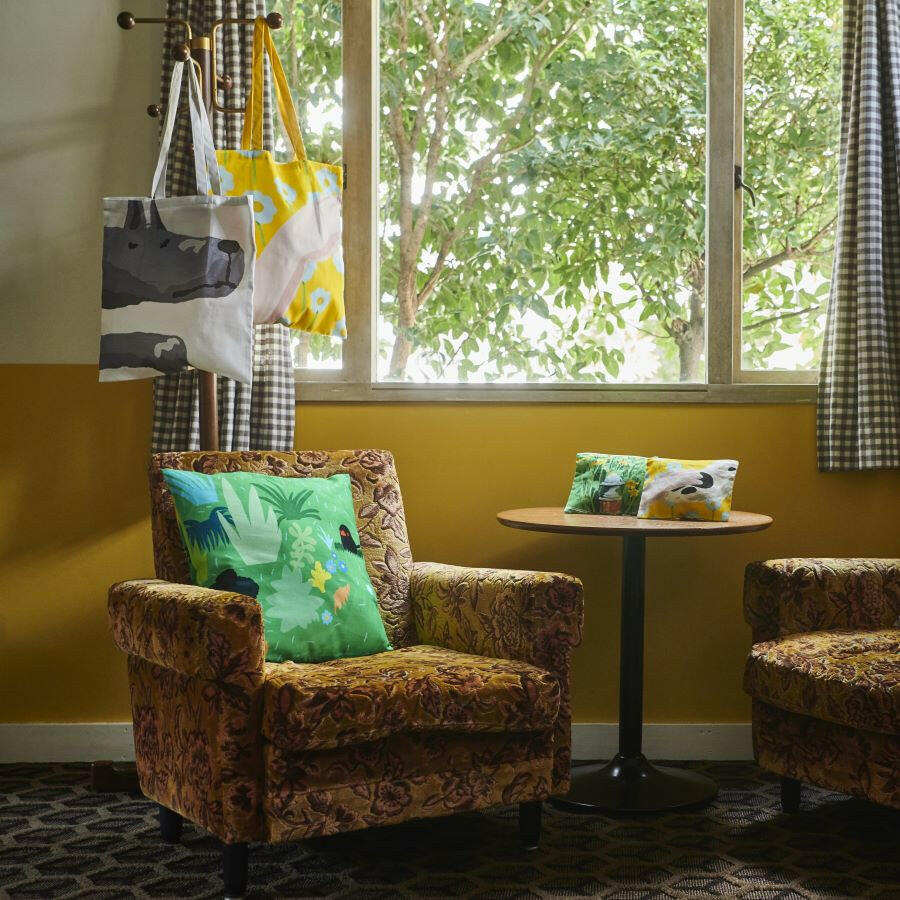 クッションカバー45×45 | 庭.