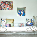 クッションカバー45×45 | Overlap of paint(Untyu Fuji).