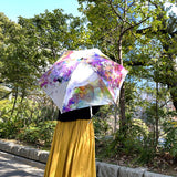 日傘 | 晴雨兼用折りたたみ傘 | 菫とパンジー
