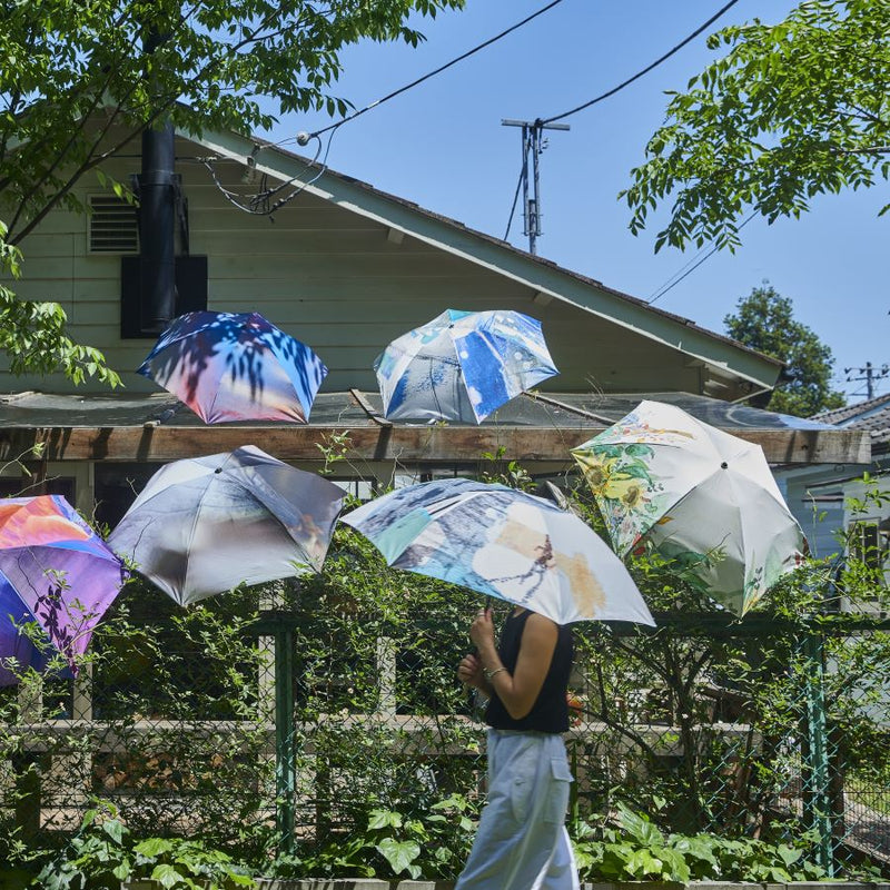 日傘 晴雨兼用折りたたみ傘 | 日本製 軽量 | 55cm | 久野安依子 | よすが | aタイプ | FAVORRIC(フェイバリック)