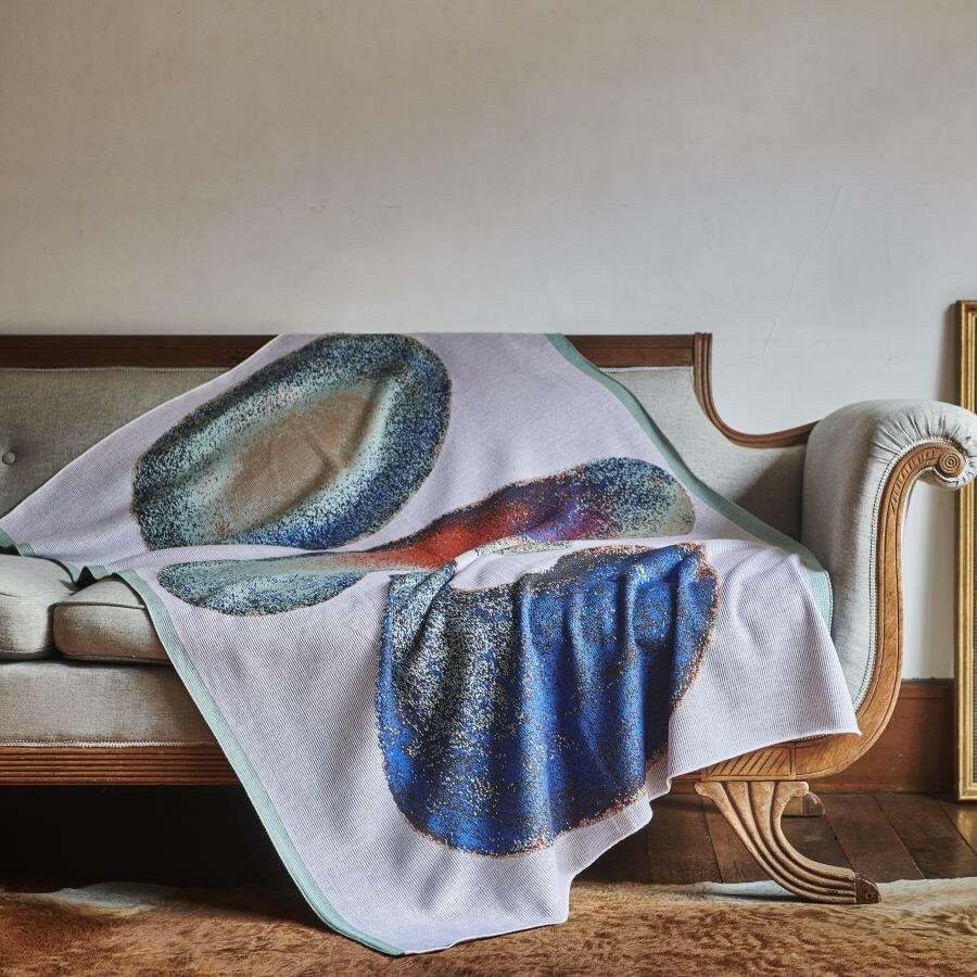 アートブランケット アートスローケット ニットブランケット