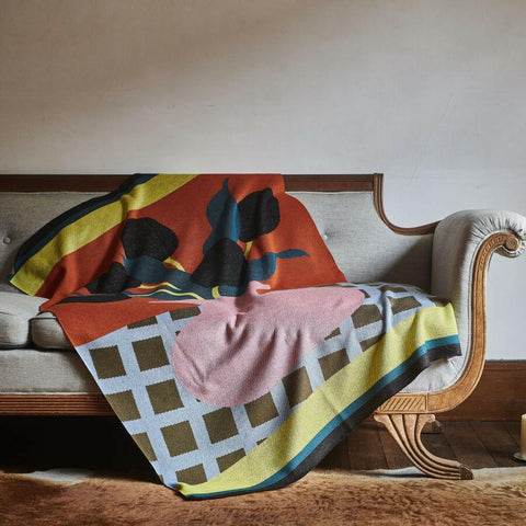 アートブランケット | 黒のチューリップ.