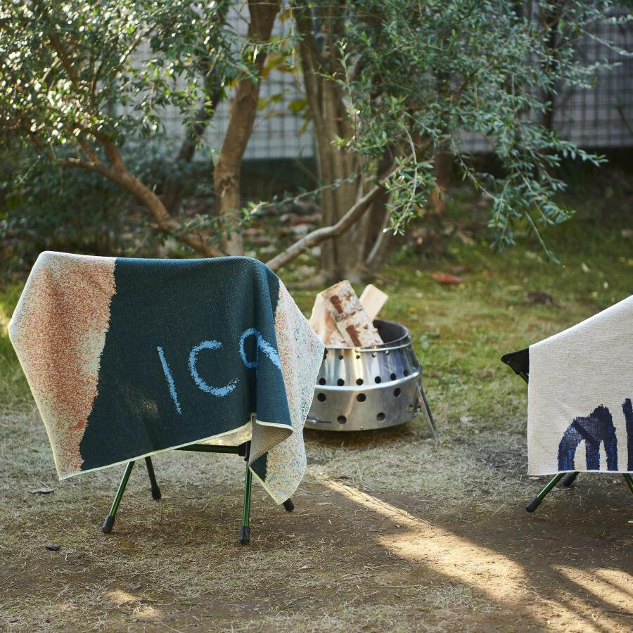 アートブランケット　FAVORRIC アートブランケット アートスローケット ニットブランケット 布団・毛布