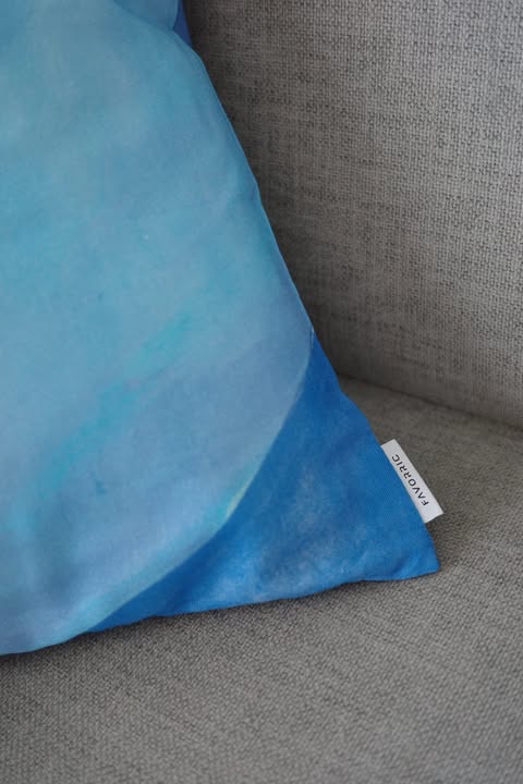 クッションカバー45×45 | Stay in the blue