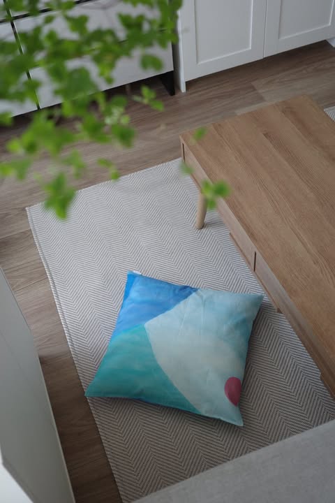 クッションカバー45×45 | Stay in the blue