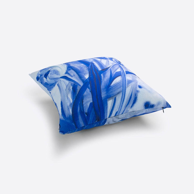 クッションカバー45×45 | 青いチューリップ.