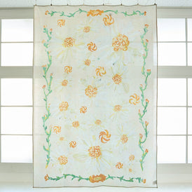 麻のマルチクロス | 白の季節