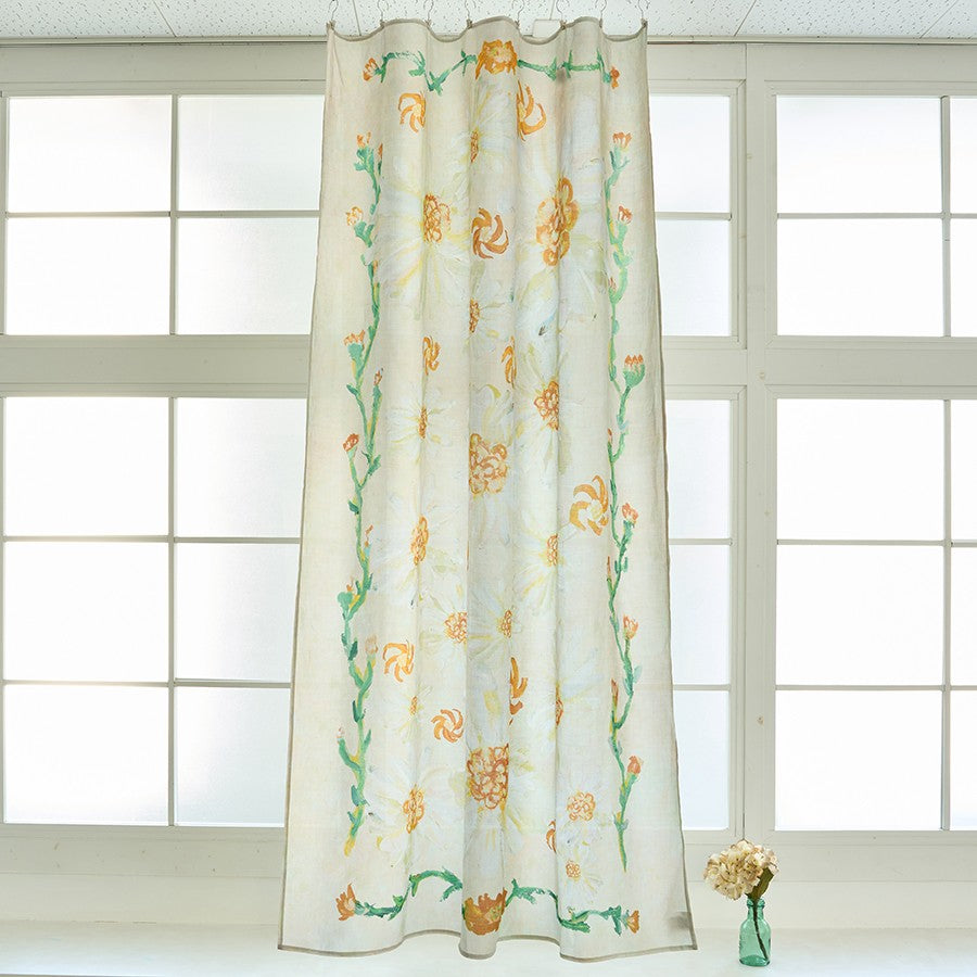 麻のマルチクロス | 白の季節