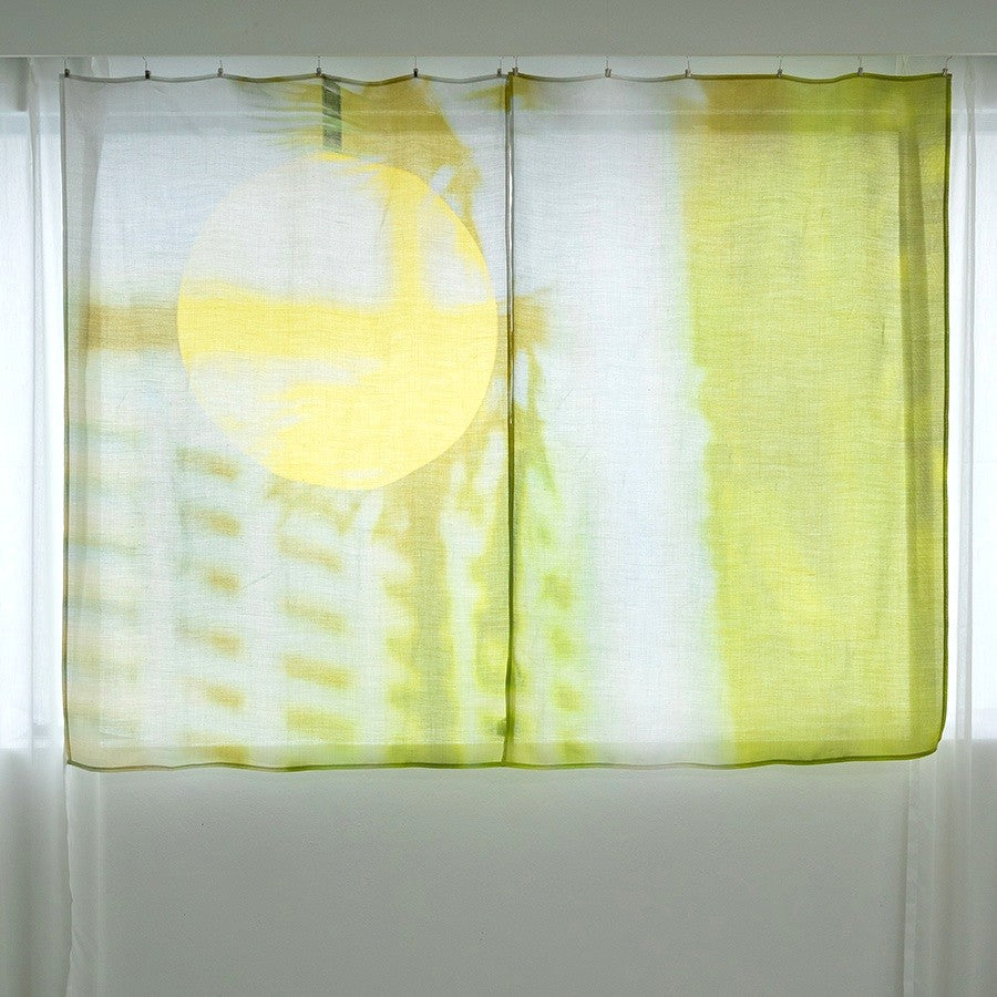 麻のマルチクロス２枚セット | カーテン | 月光