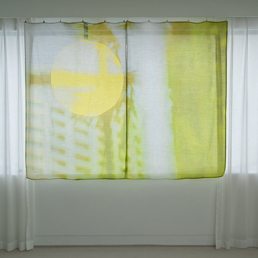 麻のマルチクロス２枚セット | カーテン | 月光