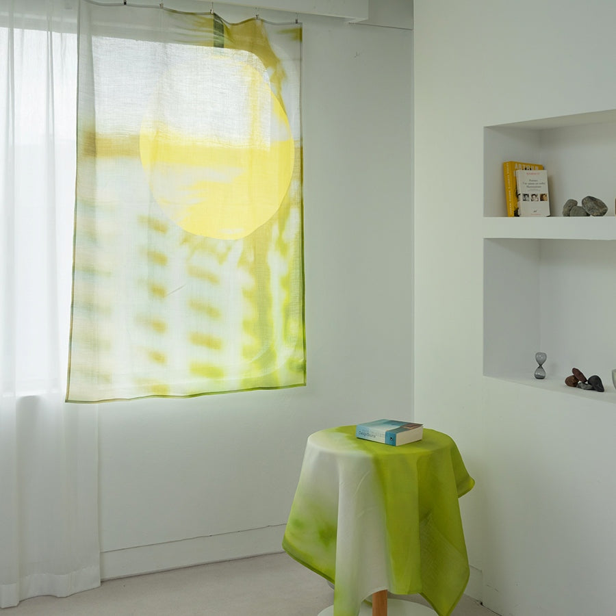 麻のマルチクロス２枚セット | カーテン | 月光