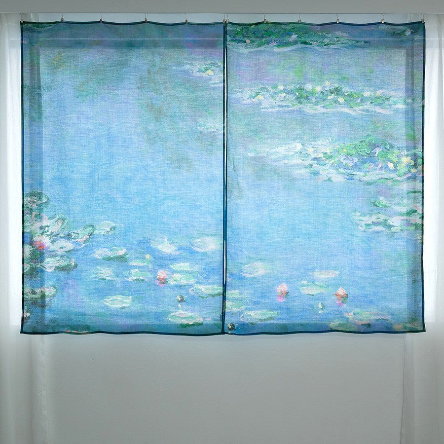 麻のマルチクロス２枚セット | カーテン | 睡蓮1906年