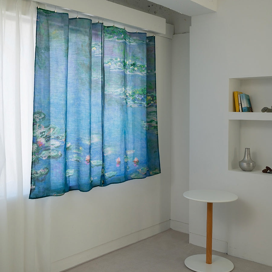 麻のマルチクロス２枚セット | カーテン | 睡蓮1906年
