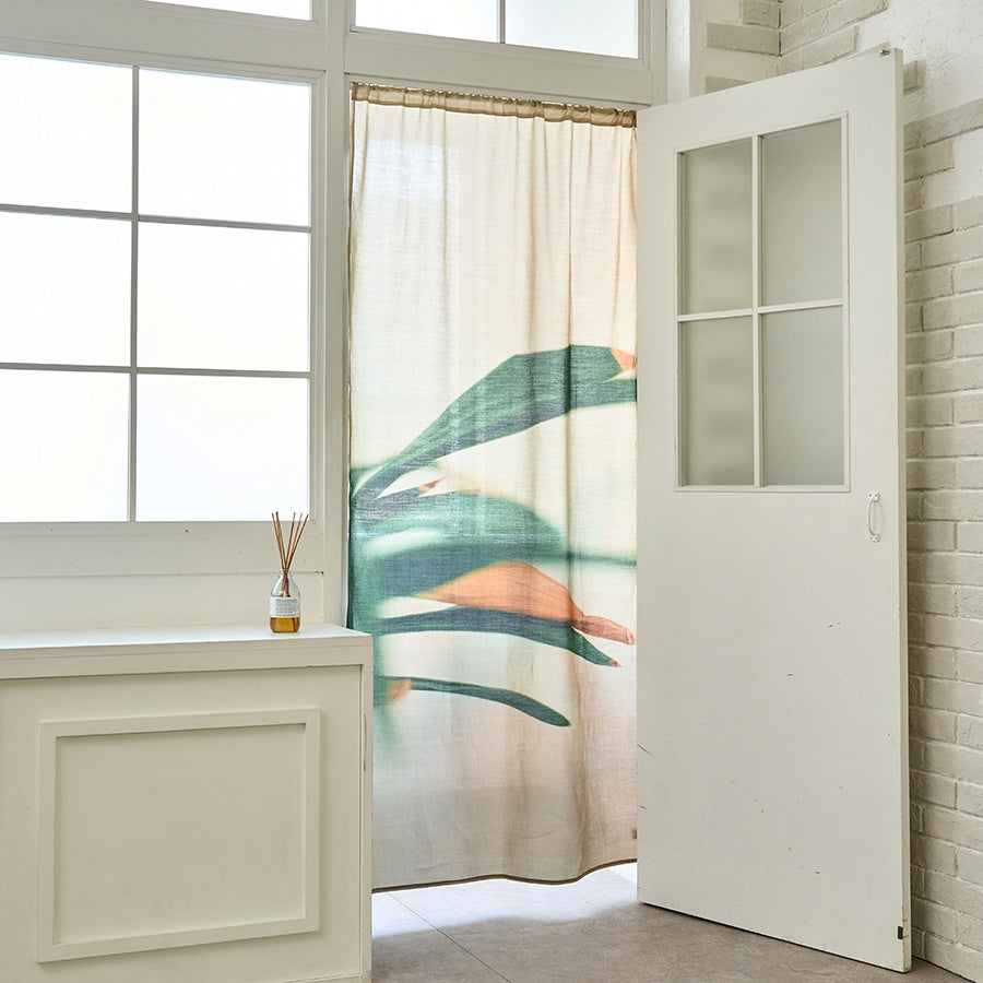 麻のマルチクロス | 間仕切り | カーテン | Orchid in a Cafe