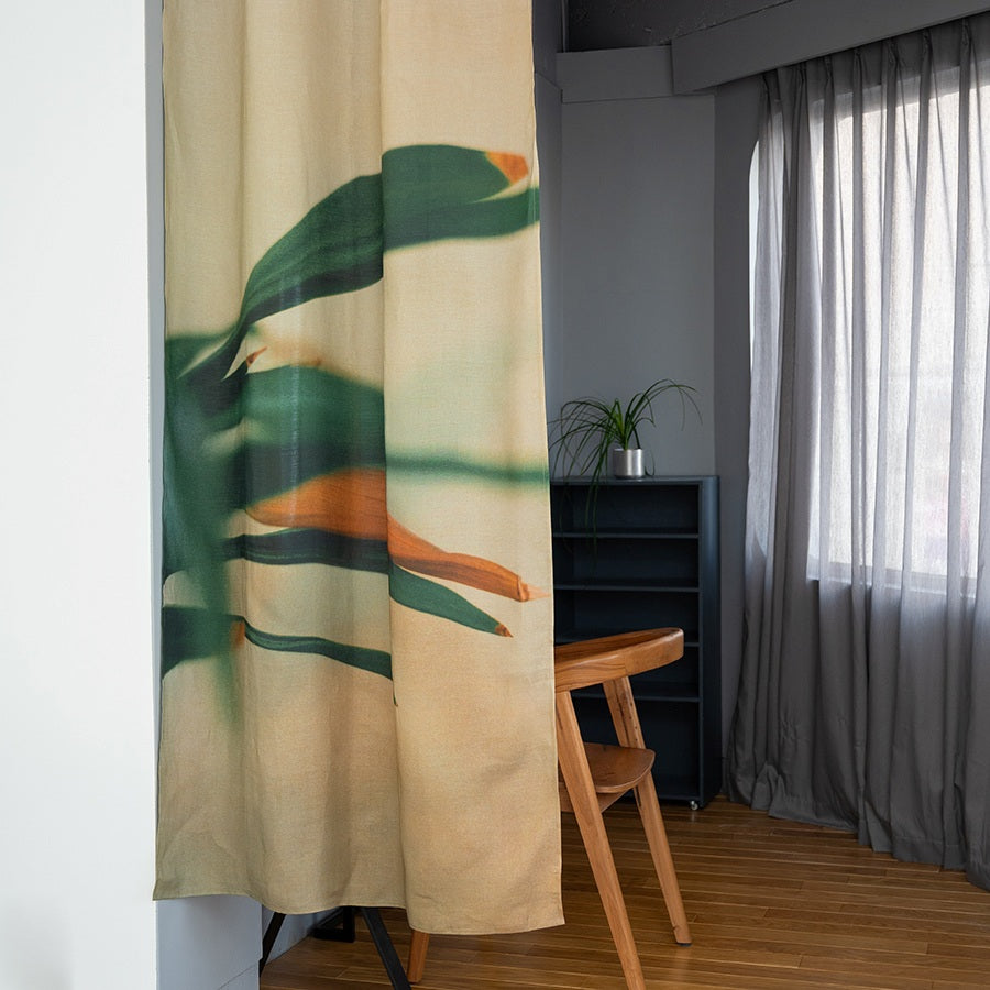 麻のマルチクロス | 間仕切り | カーテン | Orchid in a Cafe