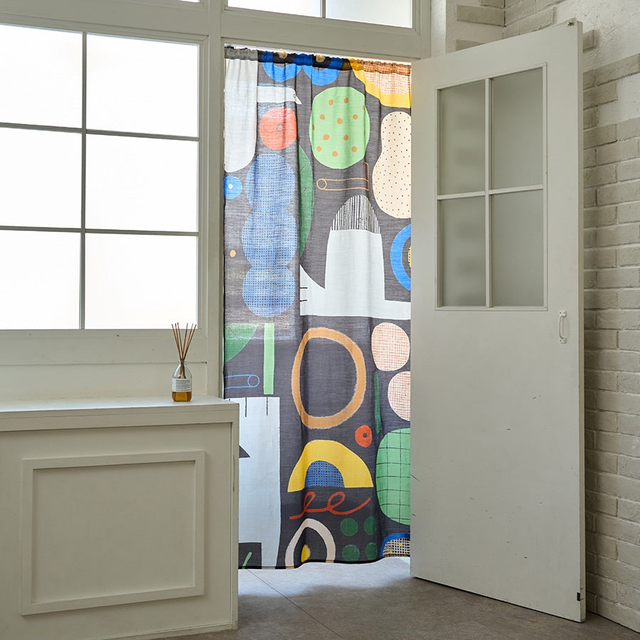 麻のマルチクロス | 間仕切り | カーテン | とりとくだもの