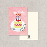 ギフトカード | Happy Birthday(ケーキ) | れのすか