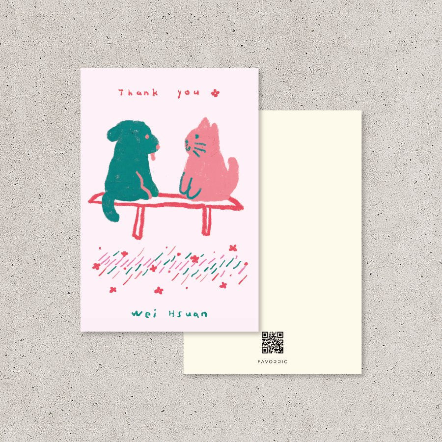 メッセージカード | Thank You | Wei_Hsuan – FAVORRIC
