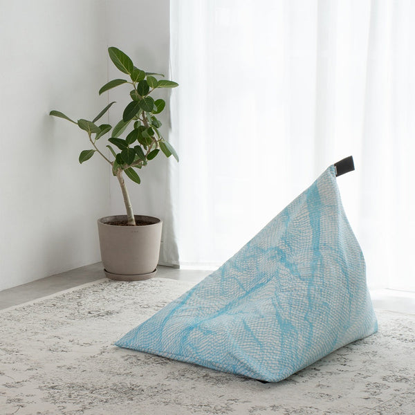 ビーズクッション tetra | blue net