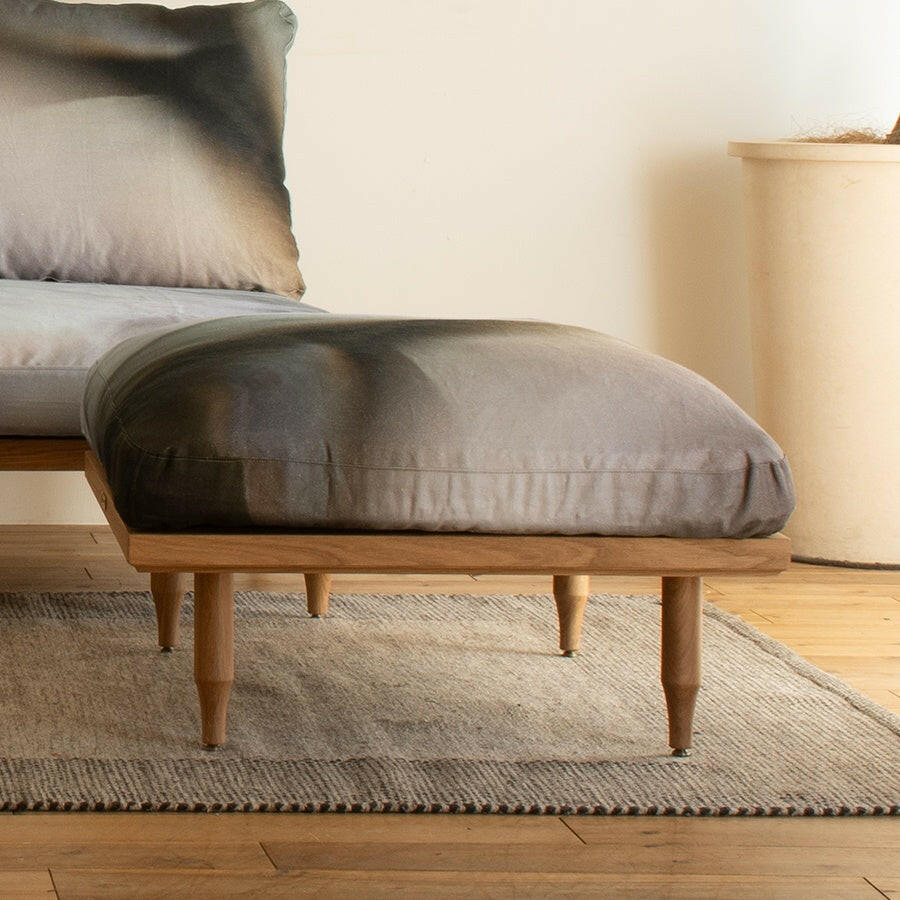 オットマン替えカバー ecruxe EPI OTTOMAN コットンリネン | FragmentⅡ - series 'Hydrangea'.