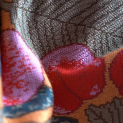 アートブランケット アートスローケット ニットブランケット