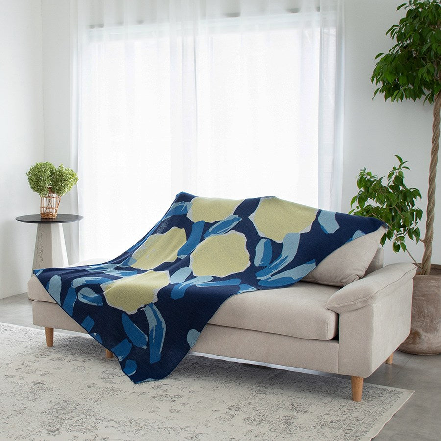 アートブランケット アートスローケット ニットブランケット