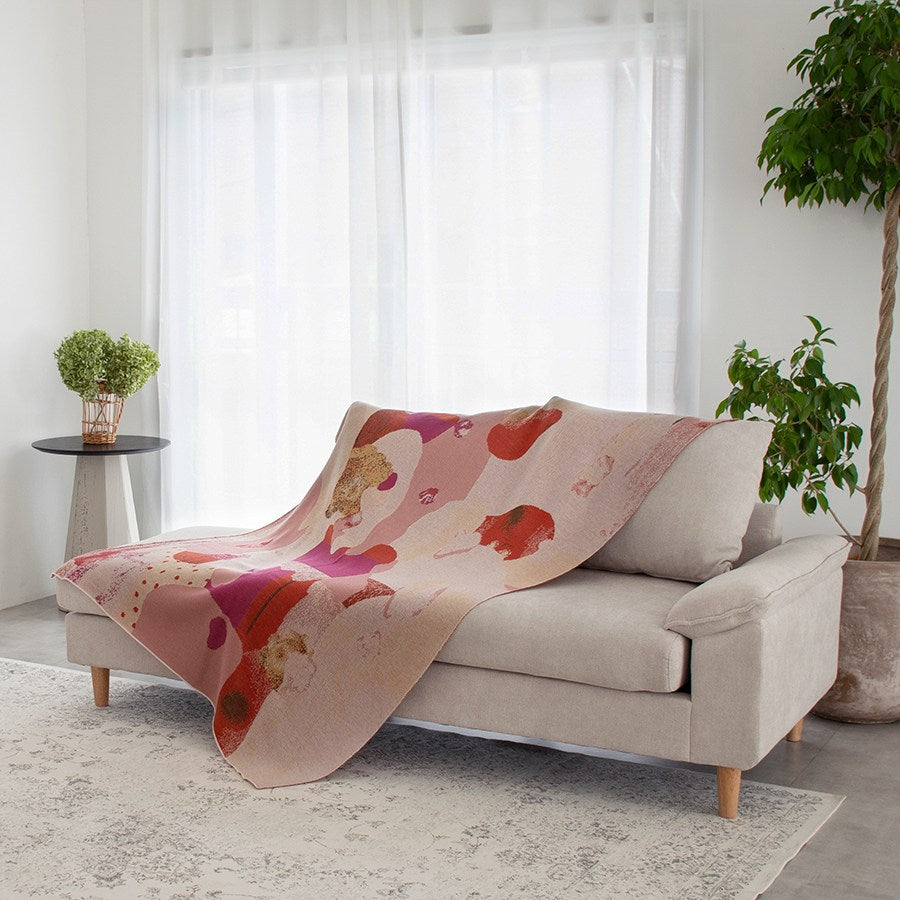 アートブランケット アートスローケット ニットブランケット