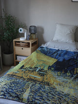 アートブランケット | フィンセント・ファン・ゴッホ | 夜のカフェテラス