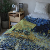 アートブランケット | フィンセント・ファン・ゴッホ | 夜のカフェテラス