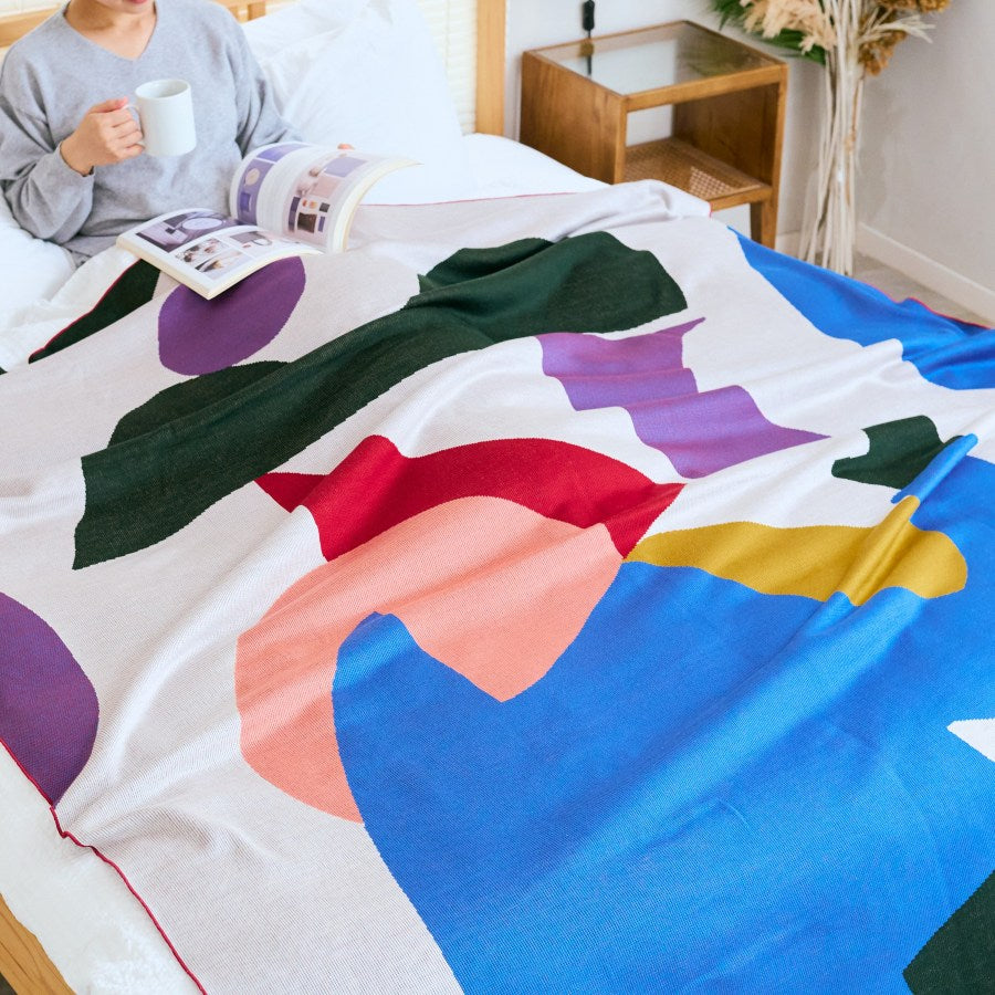 FAVORRIC ベッドスロー　ブランケット ベッドスローケット | 毛布 ベッドスロー ブランケット | あたたかい