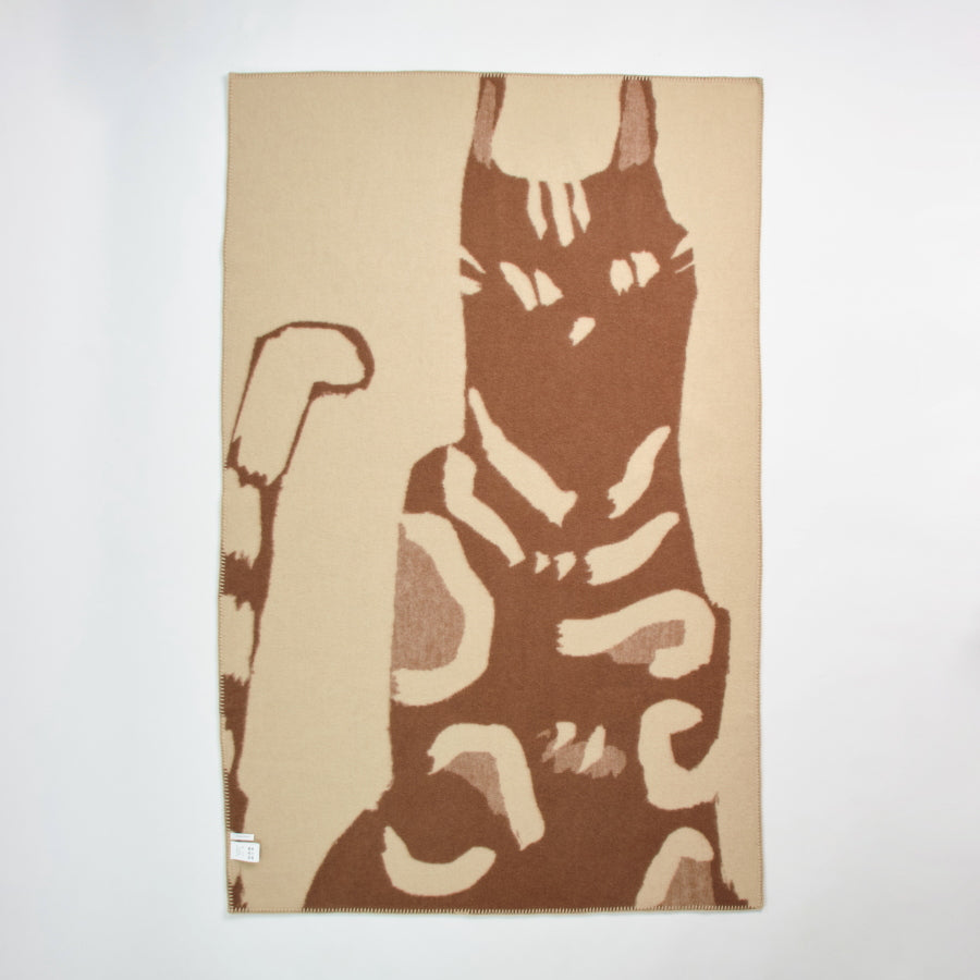 ウールブランケット | たたずむベンガル猫