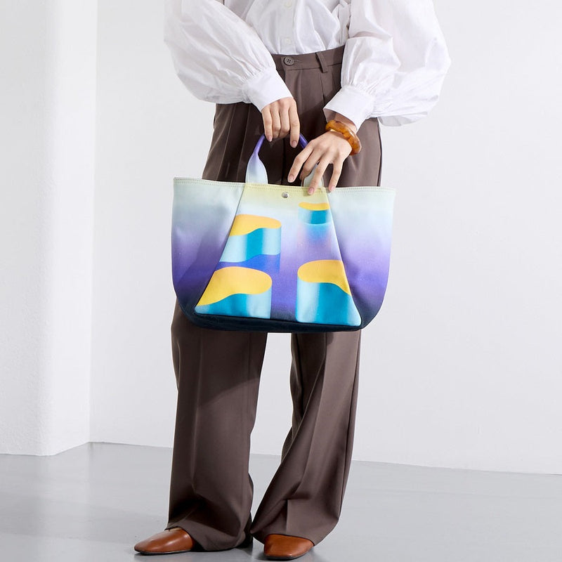 舟形トートバッグ | 耳が鳴るほど静かに