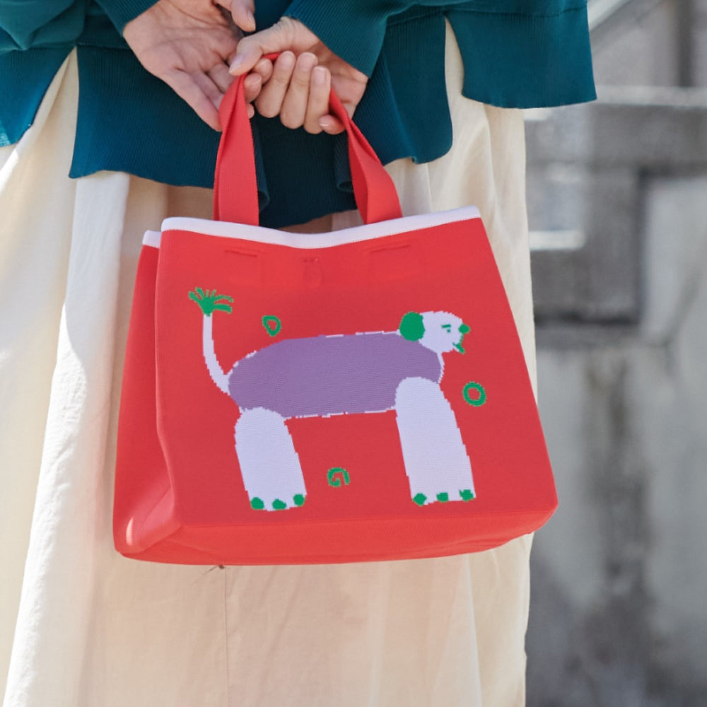ニットバッグ ミニバッグ | おしゃれ | 日本製Wei Hsuan | DOG | a