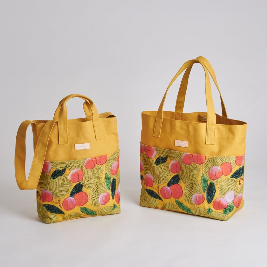 キャンバスショルダートートバッグ | すももと紫蘇