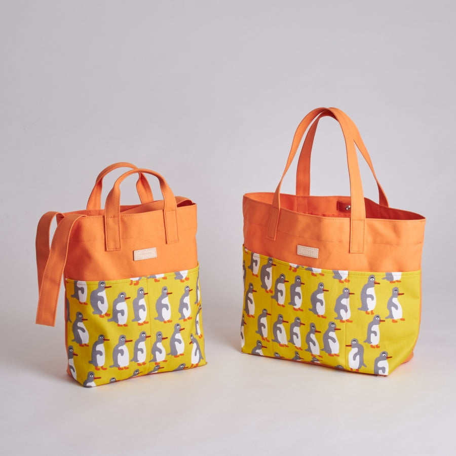 キャンバスショルダートートバッグ | ヨチヨチペンギン