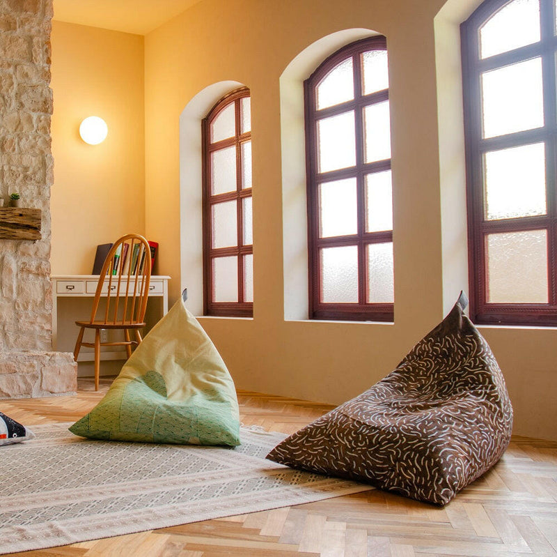 ビーズクッション tetra コットンキャンバス | 夏の音.