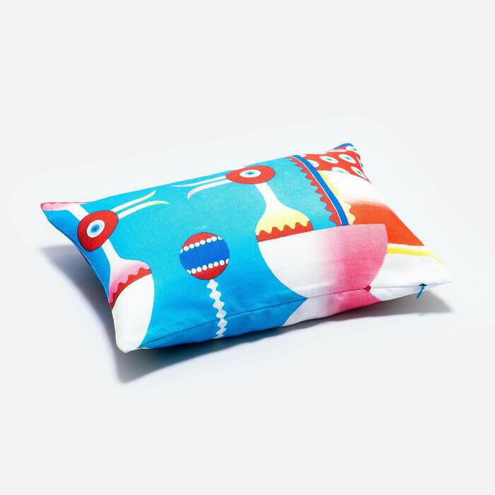 リネンクッションカバー34×47 | Birds and Trees.