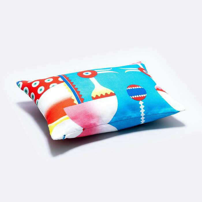 リネンクッションカバー34×47 | Birds and Trees.