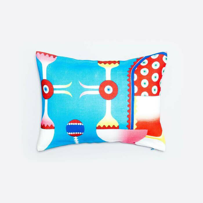 リネンクッションカバー34×47 | Birds and Trees.