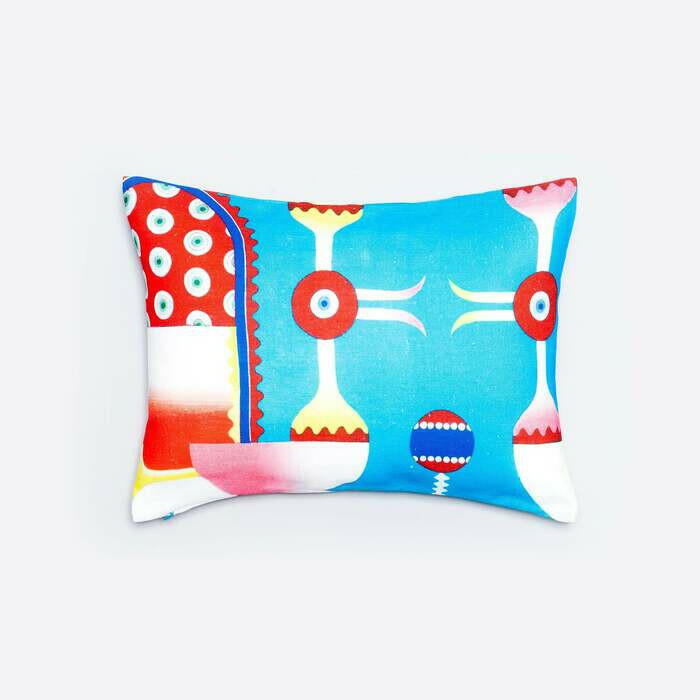 リネンクッションカバー34×47 | Birds and Trees.