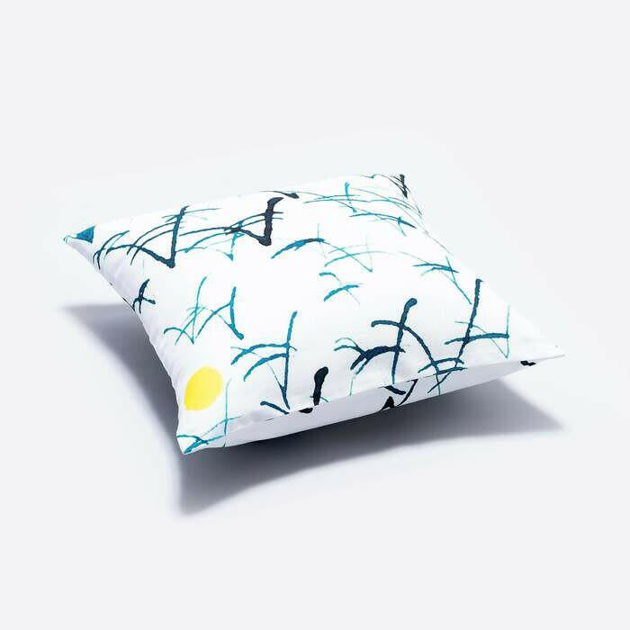 クッションカバー45×45 | 波と月.