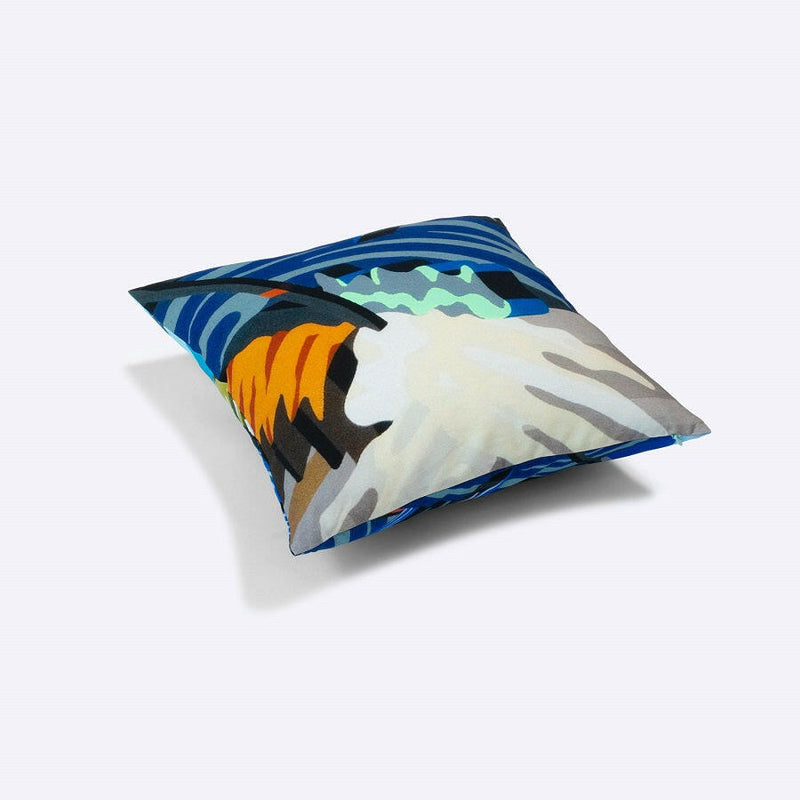 クッションカバー45×45 | Overlap of paint(Mona Lisa).