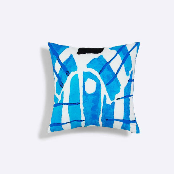 クッションカバー45×45 | 青いシャツ.