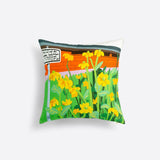 クッションカバー45×45 | 黄色い花.