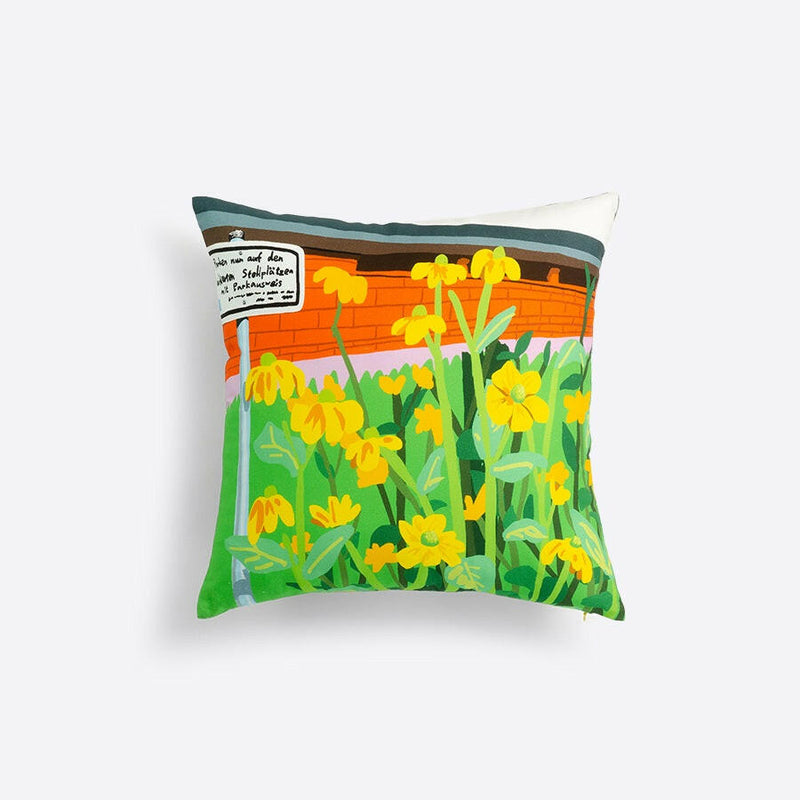 クッションカバー45×45 | 黄色い花.